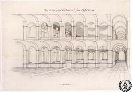 Vista del claustro principal del monasterio de San Jerónimo el Real hacia 1640 [Conceptos y materialización del Real Sitio del Buen Retiro]