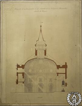 Proyecto de restauración en el convento de las Religiosas Bernardas, Alcalá de Henares. Sección