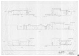 Residence for [...], Santa Fe, New Mexico. Main house. Elevations [Sections]