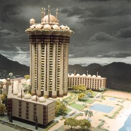 [Hotel de lujo en Abu Dabi. Maqueta. Imagen 1]