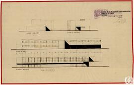 Colegio de Nuestra Señora del Recuerdo, Chamartín de la Rosa. Curso preuniversitario. Alzados