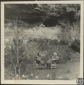 [Roberto Burle Marx y Leandro Silva en el Romeral de San Marcos]