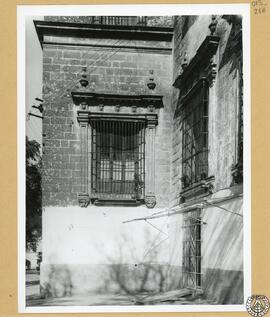 Torre del Castillo, Jerez de la Frontera. Detalle [Hueco del palacio de Villavicencio en el Alcázar]