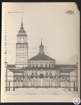 Patronato "José Antonio Girón". Capilla. Fachada principal