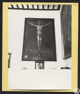 Convento de Santa Úrsula en Alcalá de Henares. Cuadro de Cristo crucificado