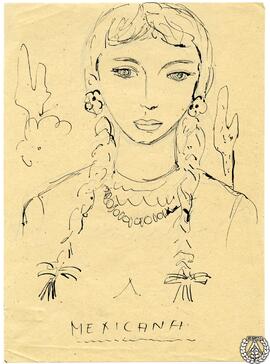 Mexicana [Retrato de mujer joven]