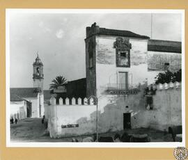 Palacio Ducal de Bornos. Vista exterior del torreón [Castillo Palacio de los Ribera]