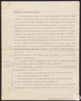 Fundación "Lázaro Galdiano" [Discurso pronunciado por Modesto López Otero en la Real Ac...