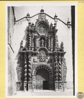 Iglesia parroquial de Vinaroz, Castellón [Portalada barroca. Iglesia Fortaleza Arciprestal de la ...