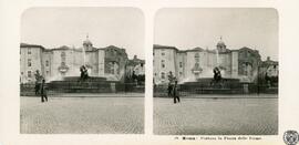 Roma. Fontana in Piazza delle Terme