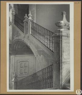 Monasterio de Uclés, Cuenca. Interior. Escalera [principal del claustro]