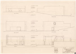 Residence for [...], Santa Fe, New Mexico. Last guesthouse (2). Elevations. Sections