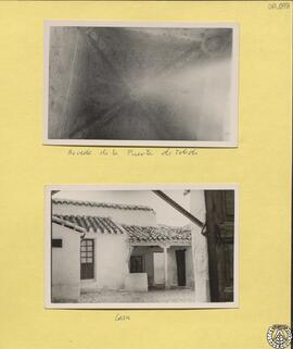 Ciudad Real. Bóveda de la Puerta de Toledo y casa particular [patio]