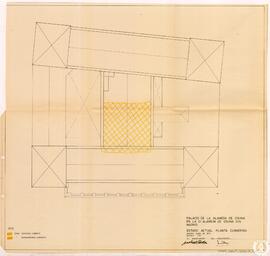 Palacio de la Alameda de Osuna en la calle Alameda de Osuna s/n en Madrid. Estado actual. Planta ...