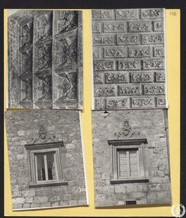 Palacio Arzobispal de Alcalá de Henares [Detalles de dos ventanas de la fachada principal renacen...