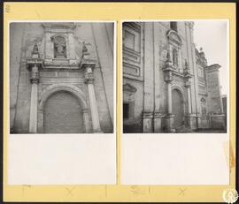Colegio de Caraciolos [sic] o de Clérigos Regulares de Alcalá de Henares. Portada de la iglesia [...