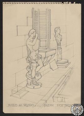 Museo del Prado. Jardín posterior [Madrid]