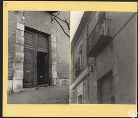 Colegio de Lugo en Alcalá de Henares [Detalles de la puerta y el balcón. Colegio Menor de San Jer...
