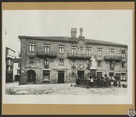 Palacio de Bendaña en Santiago de Compostela. Fachada