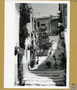 Barrio junto al castillo de Santa Bárbara. Alicante