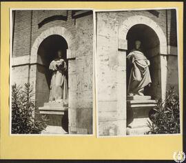 Colegio de Agustinos Descalzos o Recoletos de Alcalá de Henares [Esculturas del atrio de la igles...