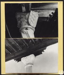Convento de Dominicas de Santa Catalina de Siena en Alcalá de Henares [Capiteles del claustro, za...