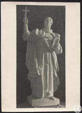 [Universidad Laboral de Gijón. Escultura de San Juan de la Cruz, para el exterior de la iglesia]