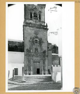 Iglesia de San Pedro de Arcos de la Frontera, Cádiz. Fachada [y torre]
