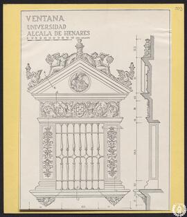 Ventana. Universidad de Alcalá de Henares