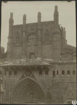 [Catedral de Huesca. Detalle de la portada]