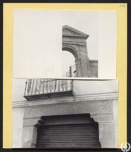 Puerta de Madrid de Alcalá de Henares [Dintel blasonado con inscripción sin identificar]