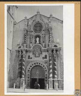 Iglesia parroquial de Vinaroz, Castellón. Portada [Portalada barroca. Iglesia Fortaleza Arciprest...