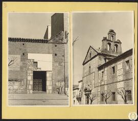 Convento del Carmen Calzado en Alcalá de Henares [Vista del exterior, fachada y espadaña de la ig...