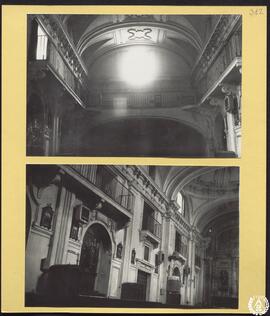 San Felipe Neri en Alcalá de Henares [Interior del oratorio: pies y nave hacia la cabecera]