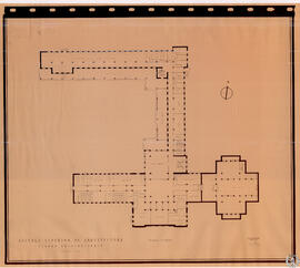Escuela Superior de Arquitectura, Ciudad Universitaria. Planta primera