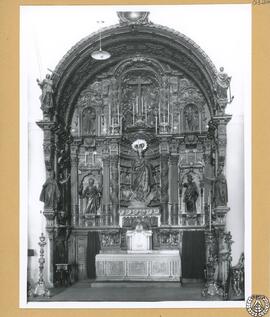 Santa Cruz de Cádiz. Altar Mayor [Vista completa del retablo. Iglesia de Santa Cruz, Catedral Vieja]