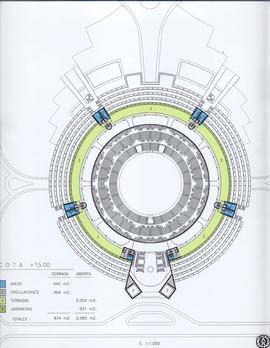 [Concurso de anteproyecto de edificio comercial y de ocio con plaza de toros en Pinto, Madrid. Pl...