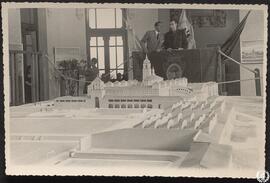 [Universidad Laboral de Gijón. Maqueta. Vista NE]