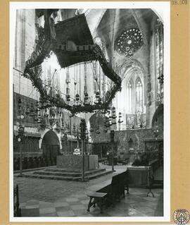 Catedral de Palma de Mallorca. Altar Mayor y coro [Baldaquino del Altar Mayor]