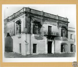 Casa señorial en Arcos de la Frontera, Cádiz. Fachada [Casa palacio García de Veas]
