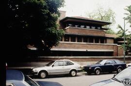 Viviendas unifamiliares. Extranjero. Frank Lloyd Wright. Casa Robie. Woodlawn Ave. Esquina calle 57, Chicago. 1909. Diversos aspectos de la casa [Imagen 9]