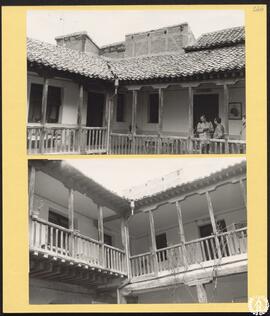 Hospital de Antezana en Alcalá de Henares [Vistas de las crujías superiores del patio]
