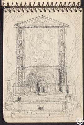 [Cuaderno 1. Vista de edificio monumental]