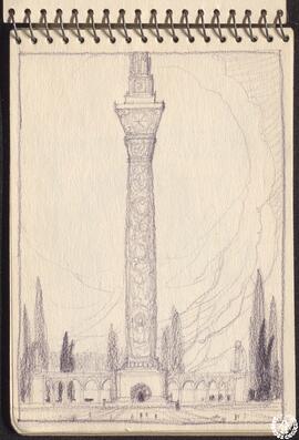 [Cuaderno 1. Vista de columna conmemorativa]