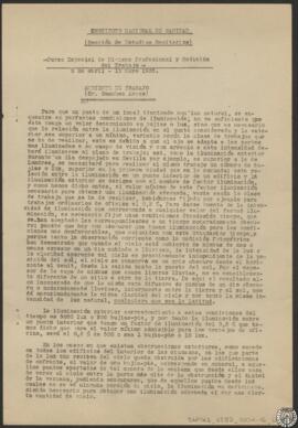 “Ambiente de Trabajo”, curso especial de Higiene Profesional y Medicina del Trabajo [Conferencia ...