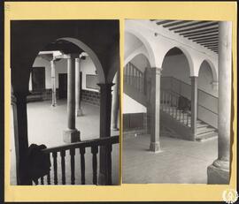 Colegio de Filipenses en Alcalá de Henares [Vistas del patio y la escalera]