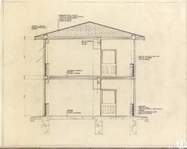 Sección constructiva [Residencia de ancianos de Cantoblanco]
