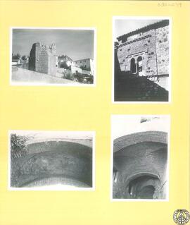 Cáceres [Torre Mochada; ventanas geminadas de la Casa Mudéjar; bóvedas de ladrillo sin identifcar]