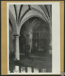 Iglesia de Yebra, Huesca [Iglesia de San Lorenzo. Interior hacia el altar mayor]