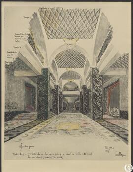 Teatro Real. 2º Vestíbulo de butacas y palcos a nivel de calle (+/-0,00)